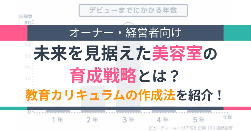 未来を見据えた美容室の育成戦略とは？教育カリキュラムの作成法を紹介！