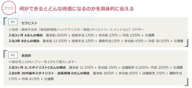 6_求人票における給与の伝え方の例